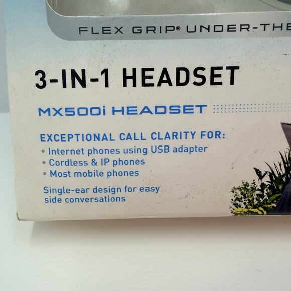 Plantronics MX500i 3-in-1 Headset USB Adapter Connects to Mobile NEW - Picture 3 of 6